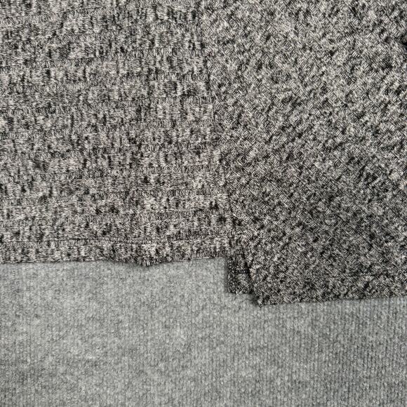 Soft Surroundings Medium Asymmetrical Hem Knit Sweater Heather Gray Long Sleeves - Picture 5 of 8